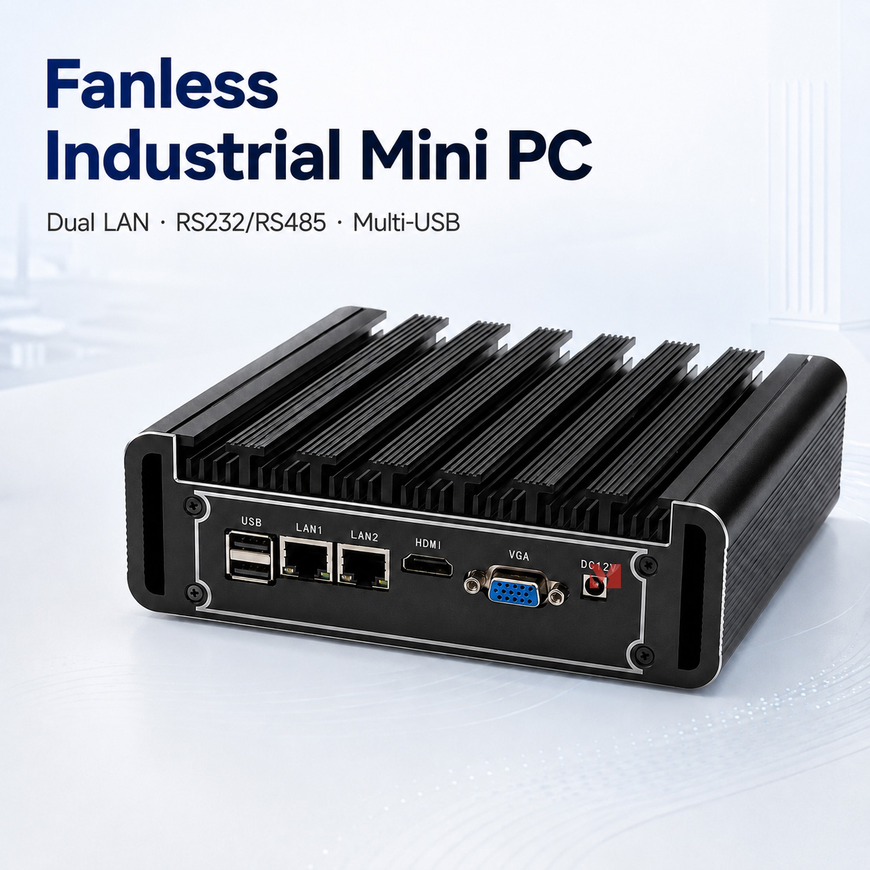 Fanless Industrial Pc Rs485 Core I7 - Ventilatorloze industriële mini-pc Intel Core I3