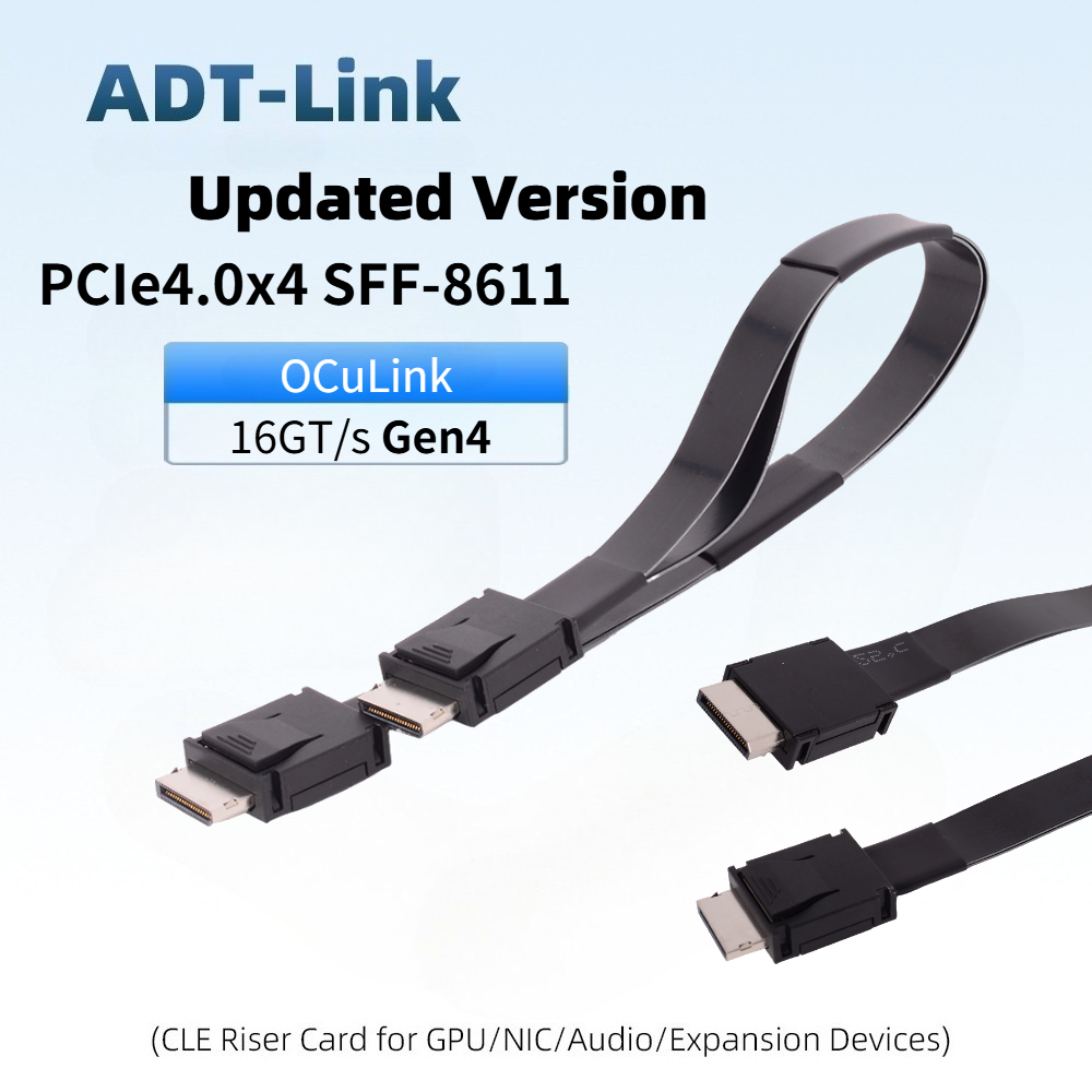 ADT-Link PCI-E 4.0 X4 SFF-8611 - Oculink Egpu Mini Pc recensie en prijs