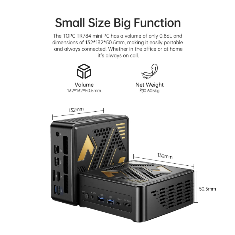 TOPC OCuLink Mini PC Ryzen 7 7 - Oculink Egpu Mini Pc recensie en prijs