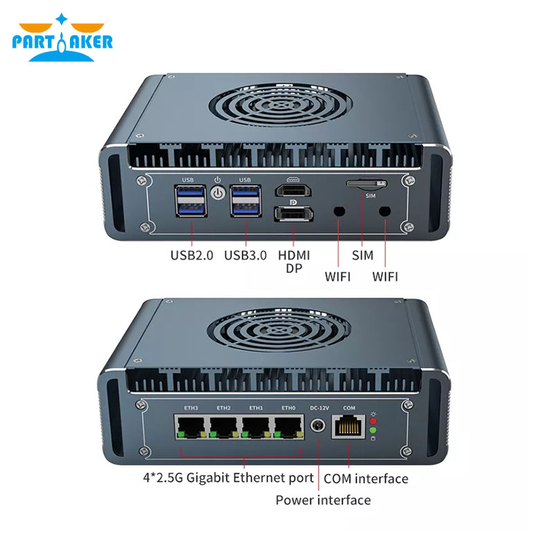 12e generatie Intel I3-1115G4  - Pfsense Firewall Router 2.5G 4 I226 recensie en prijs