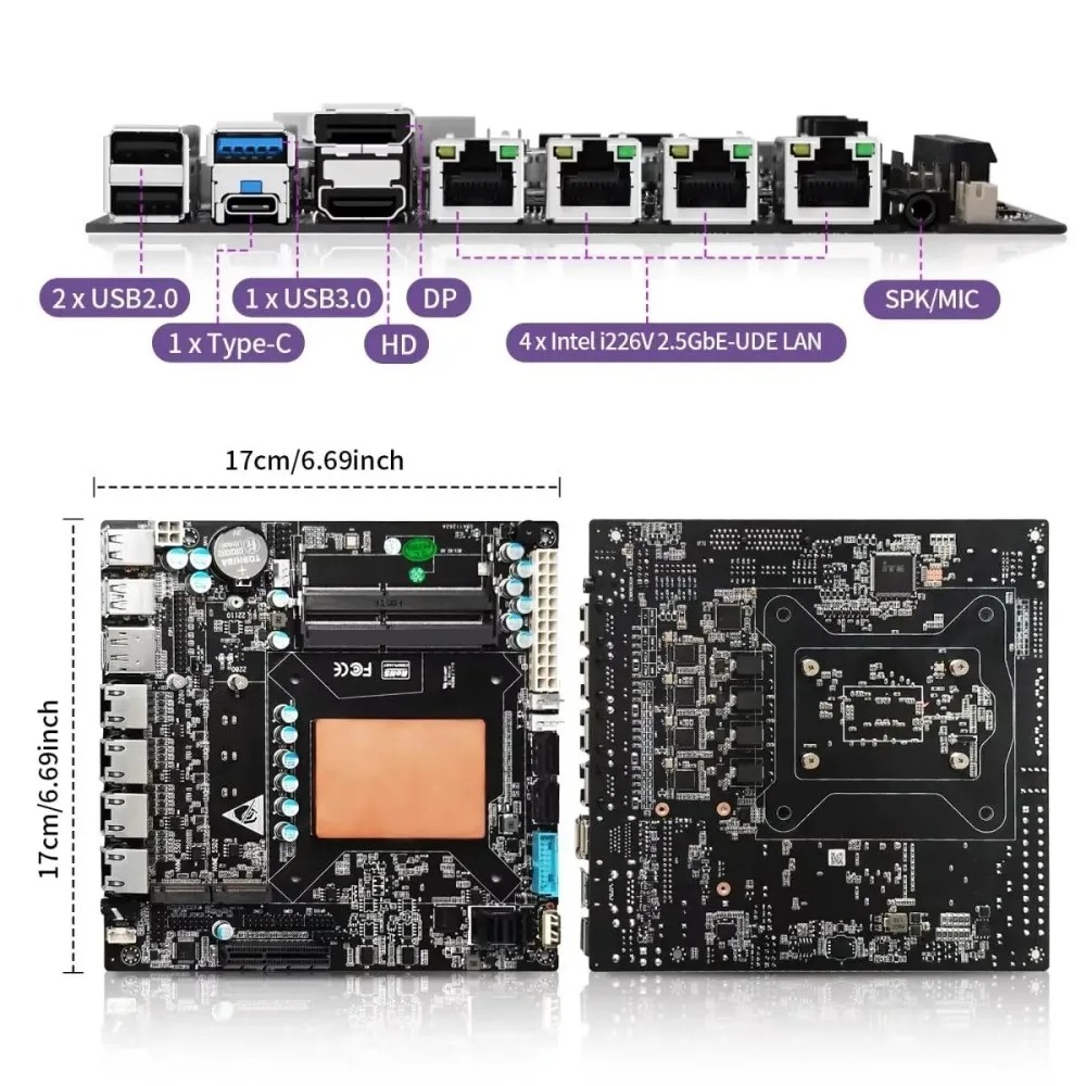 ITX NAS moederbord met 11e gen - Nas Motherboard 8 Sata Mini Itx recensie en prijs