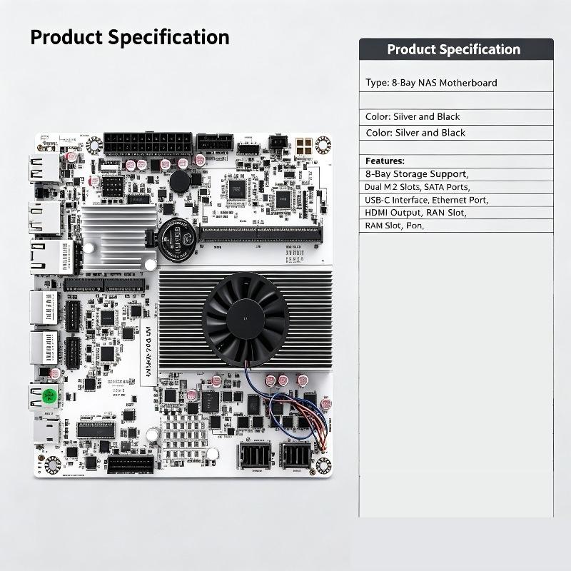 Mini ITX NAS-moederbord met N1 - Nas Motherboard 8 Sata Mini Itx recensie en prijs