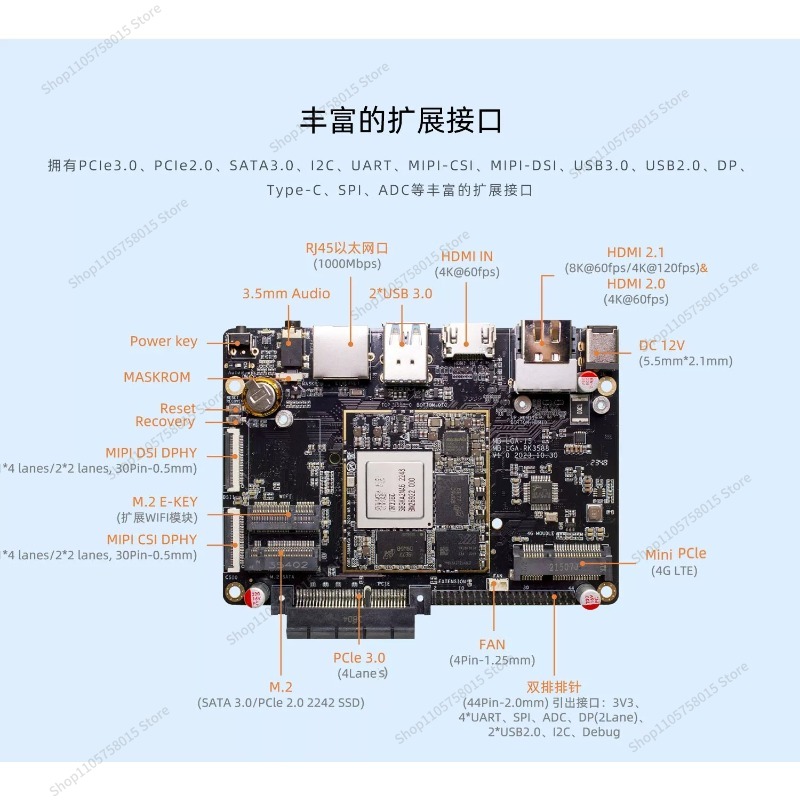For3588L/JL/ML ontwikkelbord C - Rockchip Rk3588 Development Board recensie en prijs