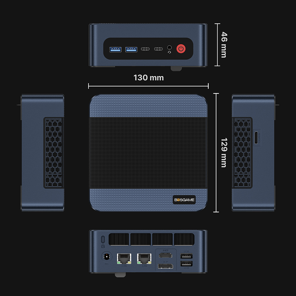BOSGAME M4 Neo Mini PC AMD Ryz - Amd Ryzen 7 7840Hs Mini Pc recensie en prijs