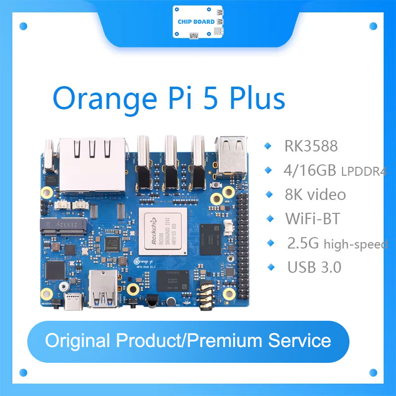 Oranje Pi 5 Plus Single Board  - Orange Pi 5 Plus 16Gb recensie en prijs