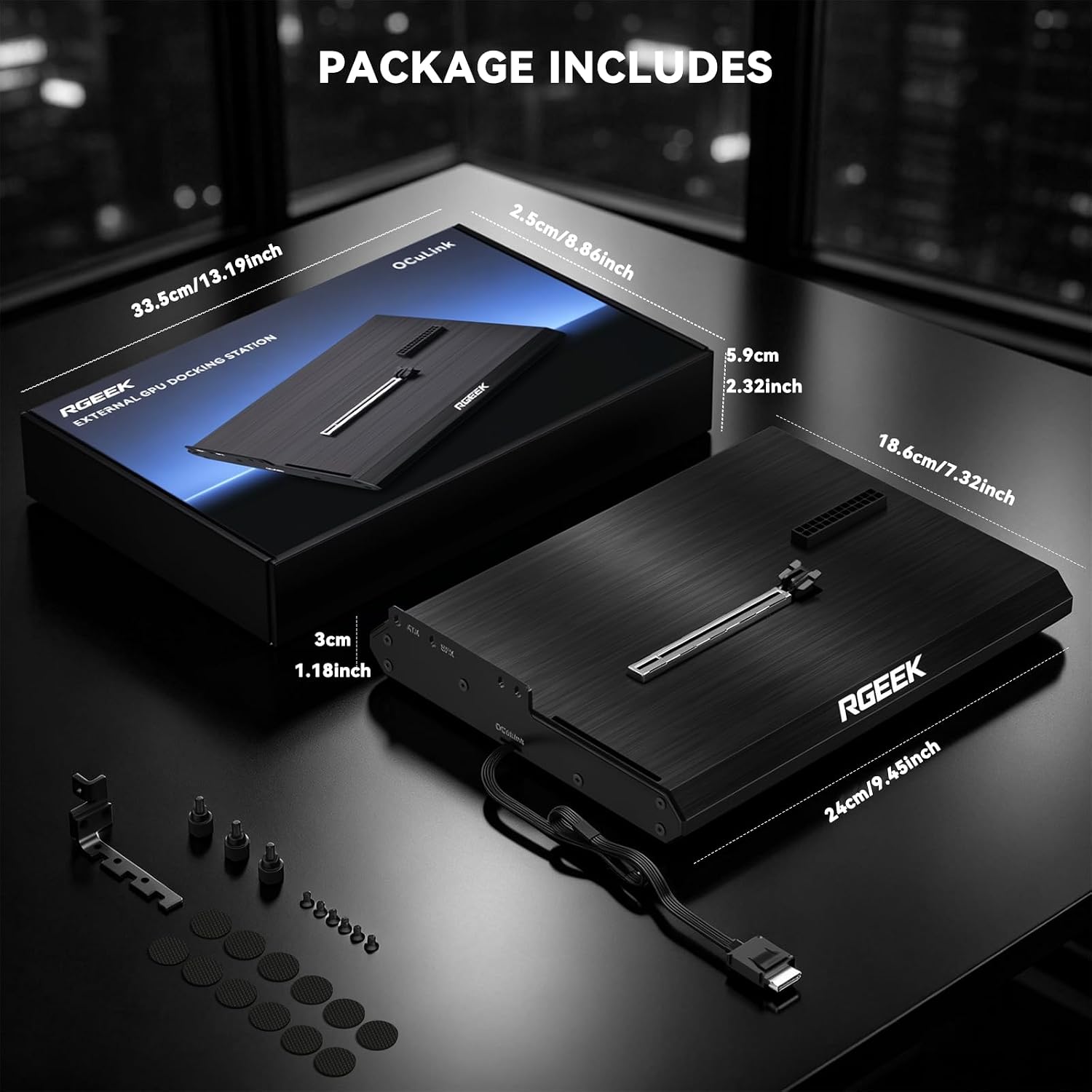 OCuLink eGPU Dock PCIe 5.0 x4  - Oculink Egpu Mini Pc recensie en prijs