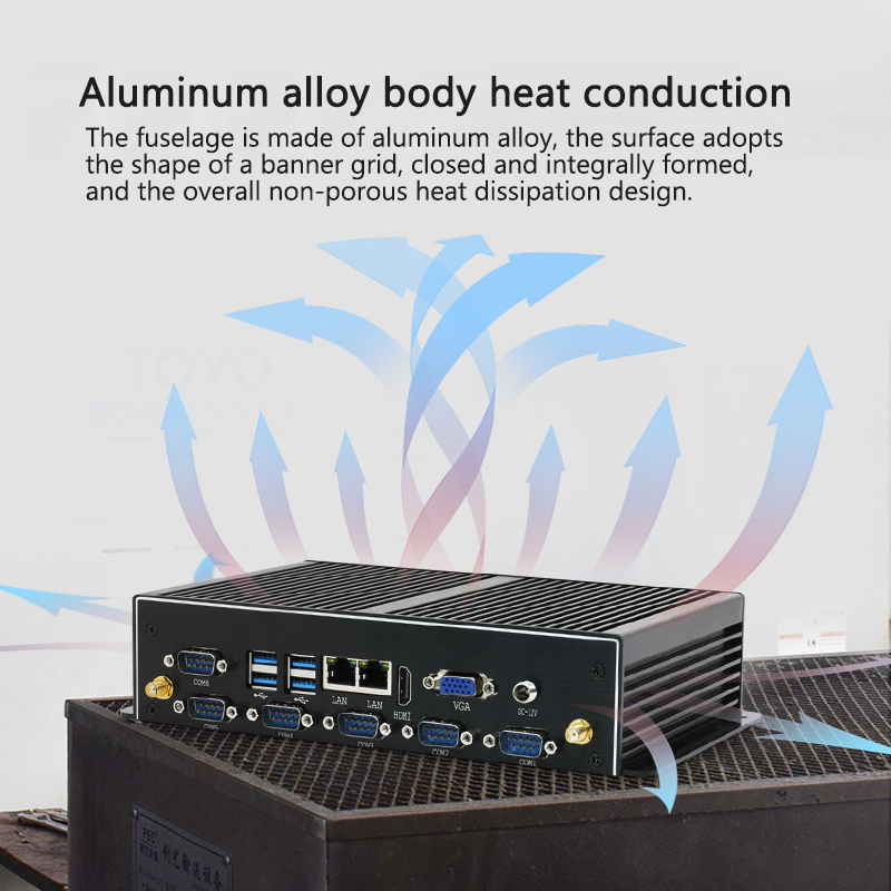 Industriële mini-pc ventilator - Fanless Industrial Pc Rs485 Core I7 recensie en prijs