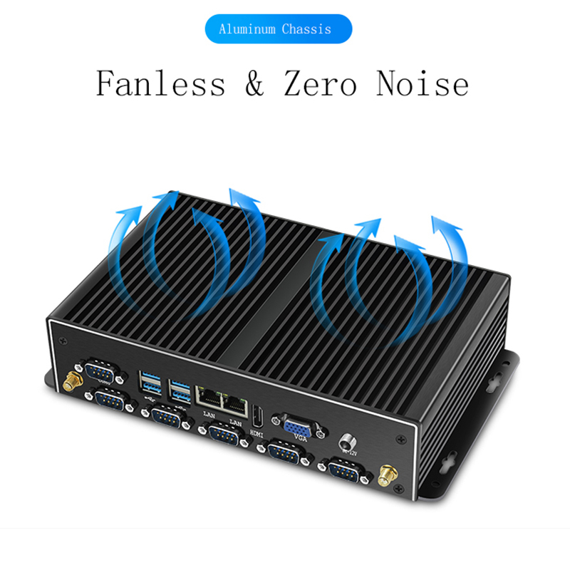 Mini Industriële PC Fanless Du - Fanless Industrial Pc Rs485 Core I7 recensie en prijs